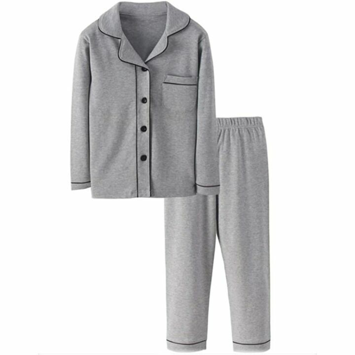 Mallimoda Kids Cotton Pajamas Set for Comfortable Sleep