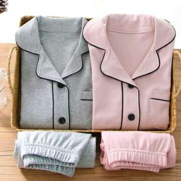 Mallimoda Kids Cotton Pajamas Set for Comfortable Sleep