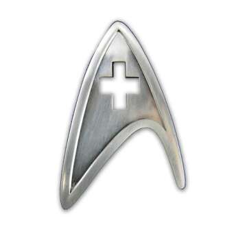 QMX Star Trek Medical Insignia Badge for Fans and Collectors