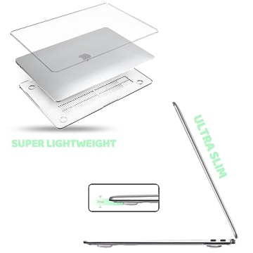 Anban Clear Hard Shell Case for MacBook Pro 13 inch