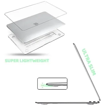 Anban Clear Hard Shell Case for MacBook Pro 13 inch