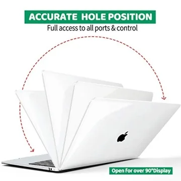 Anban Clear Hard Shell Case for MacBook Pro 13 inch