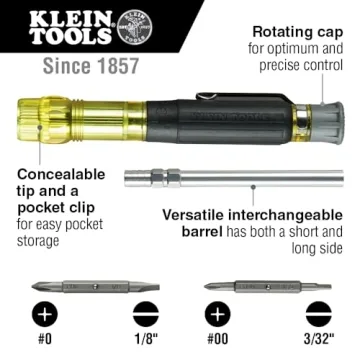 Klein Tools 11-in-1 Multi-Bit Precision Screwdriver Set