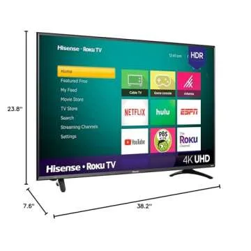 Hisense 50R7E 50-Inch 4K Ultra HD Roku Smart LED TV HDR (2019)