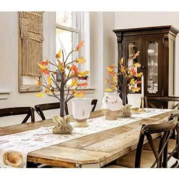Lighted Oak Maple Tree for Fall Home Decor