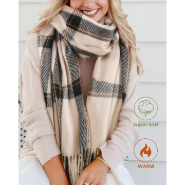 FURTALK Oversized Winter Scarf for Stylish Women