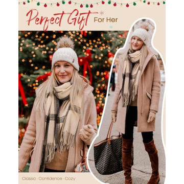 FURTALK Oversized Winter Scarf for Stylish Women