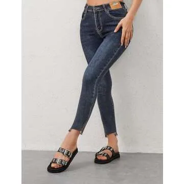 Modatope Women Adjustable Black Flat Sandals for Stylish Comfort