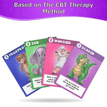 Lupash Games CBTiger-Therapy Games for Kids - Created by a Professional Therapist - High Grade Cardb...