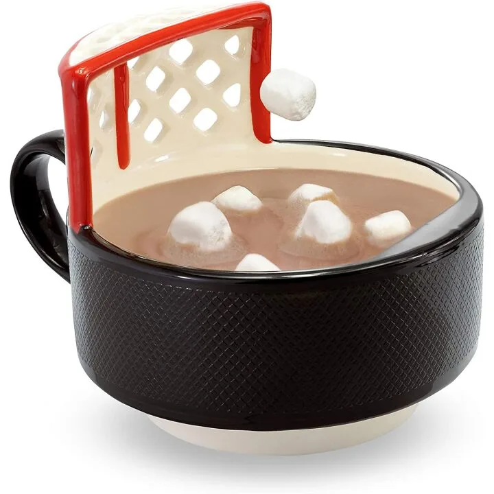 Hockey Mug with Net – Perfect Gift for Sports Fans