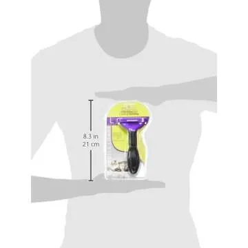 FURminator 10730 Long Hair Deshedding Tool for Cats, Large