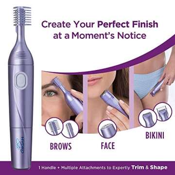 Schick Hydro Silk Trimmer - 8-in-1 Women's Grooming Kit