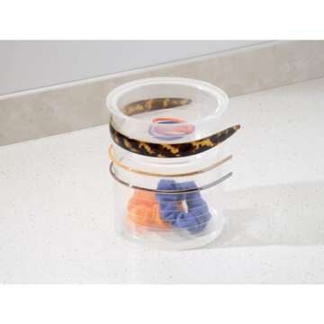 iDesign Classico Over the Rod Closet Organizer for Ties, Belts, Hats, Purses, and More – 2 Hooks, 0.7" x 3.8" x 6.2", Chrome