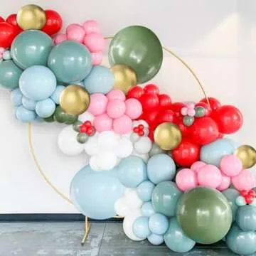 INFLORAL 189pcs Pastel Balloon Garland Kit for Parties