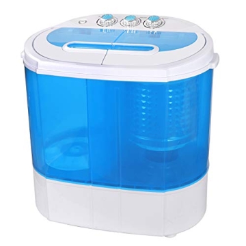Portable 9.9lb Mini Twin Tub Washer for Small Spaces