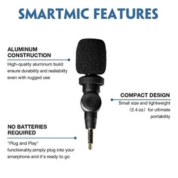 Saramonic SmartMic Mini Microphone for Smartphones and Vlogging