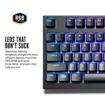 Cooler Master MasterKeys Gaming Mechanical Keyboard with RGB Lighting