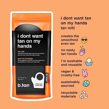 Flawless b.tan Self Tanning Mitt, Streak-Free and Easy to Use