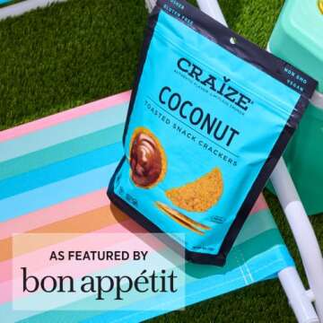 Craize Coconut Crisps - Gluten Free, Vegan & Delicious