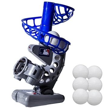 Franklin Sports MLB Kids Electronic Baseball Pitching Machine - Automatic Youth Pitching Machine wit...