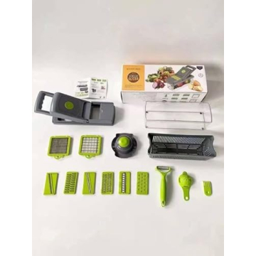 Elabli Pro Vegetable Chopper with 8 Functional Blades for Easy Meal Prep