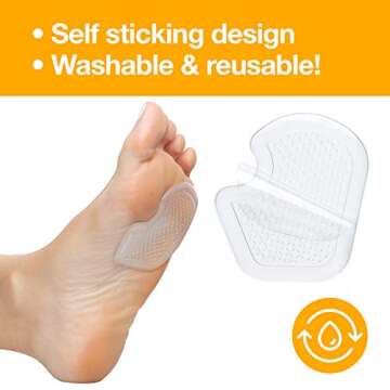 ZenToes Gel Metatarsal Pads for Foot Pain Relief