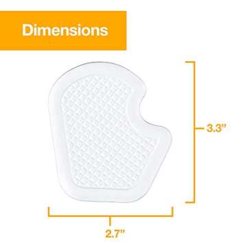 ZenToes Gel Metatarsal Pads for Foot Pain Relief