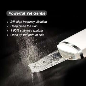 AIWOIT Scrubber for Skin Care Face Spatula Blackhead Remover Facial Deep Cleansing Black Head Removal Pore Cleaner Tools