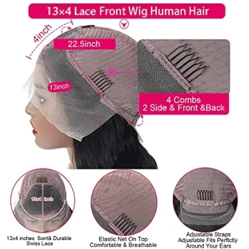 Premium Lace Front Wigs Human Hair for Elegant Style