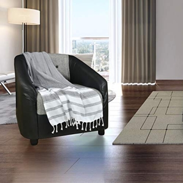 GLAMBURG Turkish Beach Towels Set of 6, Oversized & Quick-Dry