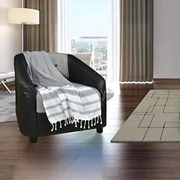 GLAMBURG Turkish Beach Towels Set of 6, Oversized & Quick-Dry