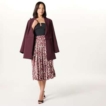 The Drop Women’s Convertible Blazer, Raisin, 2X, Plus Size