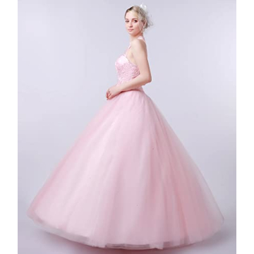 CharmingBridal Halter Quinceanera Dress Prom Pageant Party Sweet 16 Ball Gowns Red