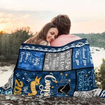 2025 Graduation Gifts for Him, Soft & Warm Blanket