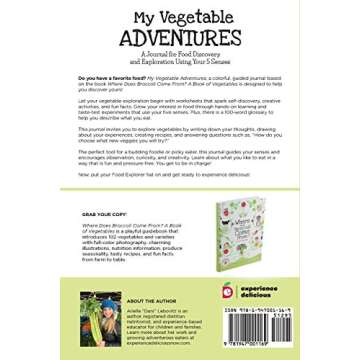 My Vegetable Adventures: A Journal for Food Discovery and Exploration Using Your 5 Senses