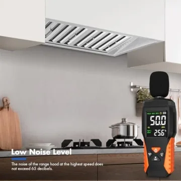 Micmi 48-Inch Range Hood ETL Listed High Performance Ventilation