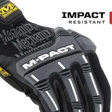 Mechanix Wear M-Pact Open Cuff Work Gloves - Touchscreen Enabled