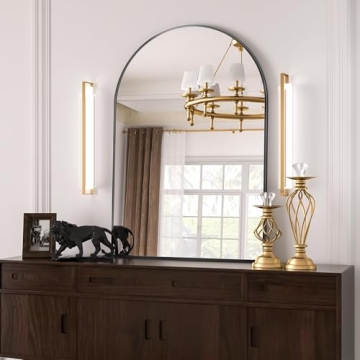 Antok Arch Bathroom Mirror - Elegant Wall Mounted Design