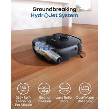 eufy E25 Omni Vacuum & Mop with Turbo Suction and Self-Cleaning
