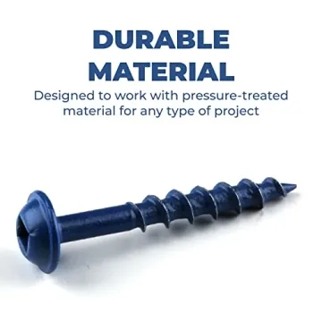 Kreg Premium Pocket-Hole Screws 1 1/4 Inch Blue-Kote