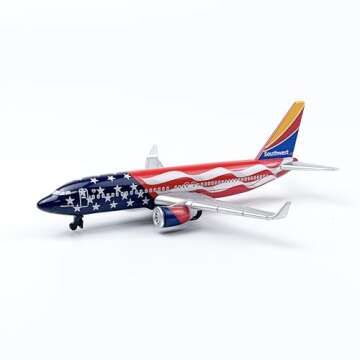 AVIAMUSE Southwest N500WR Freedom One Model Airplane, Single Plane Die-cast Model Planes Aircraft Suitable for Collection & Christmas, Birthday Gifts