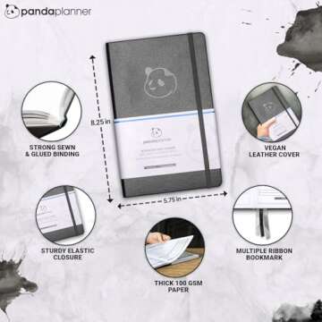 Panda Planner 2025 Undated Daily Planner for All
