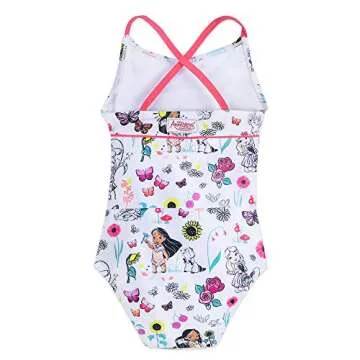 Disney Animators' Collection Girls Swimsuit Set 5/6 Multicolored