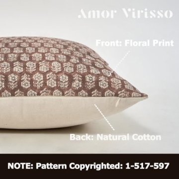 Amor Virisso Floral Pillow Covers for Stylish Home Decor