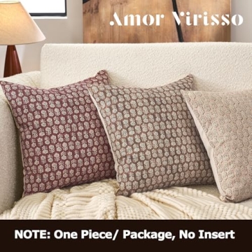 Amor Virisso Floral Pillow Covers for Stylish Home Decor