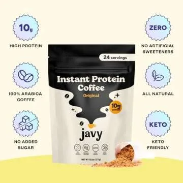 Javy Instant Coffee Protein Coffee - Pure Arabica & Protein