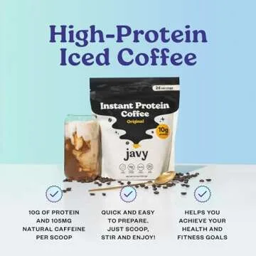Javy Instant Coffee Protein Coffee - Pure Arabica & Protein