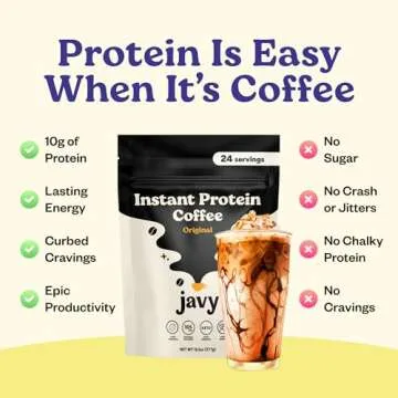 Javy Instant Coffee Protein Coffee - Pure Arabica & Protein