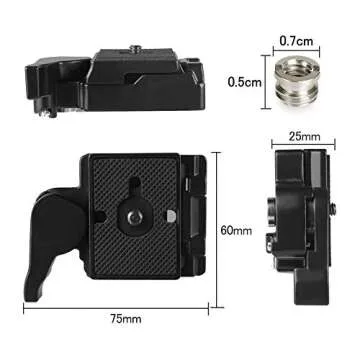 UTEBIT 323 RC2 Quick Release Plate for Fast Camera Mounting