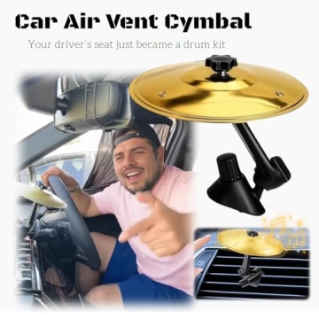 Car Cymbal Air Vent Drum - Fun Musical Accessory for Drivers